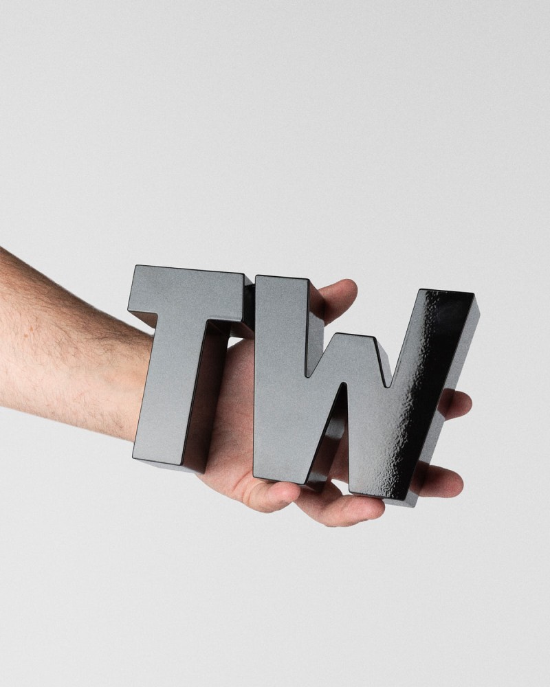 TextilWirtschaft Forum 2026 trofee zwart TW typografisch