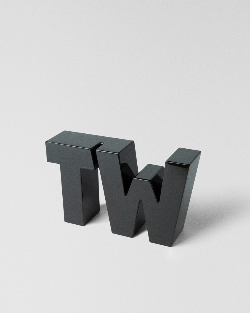 TextilWirtschaft Forum 2026 trofee zwart TW typografisch