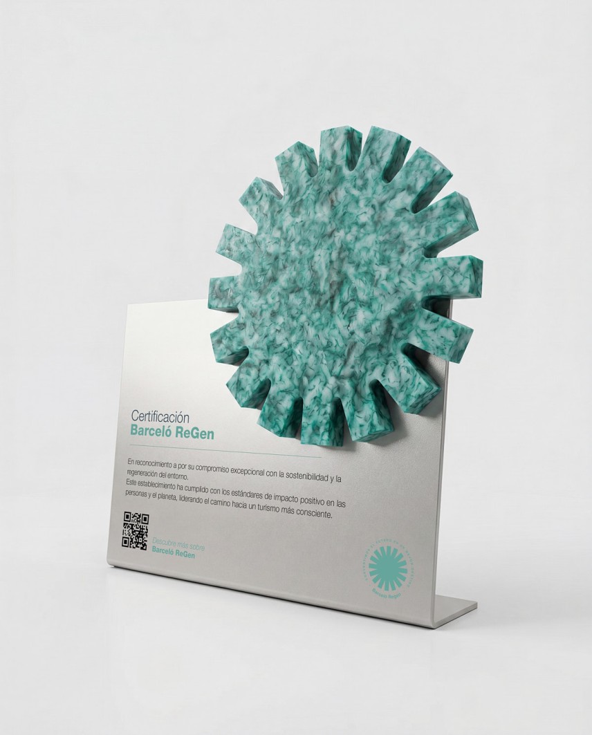 Barceló Regen Trofee gerecyclede visnetten Sustain Awards