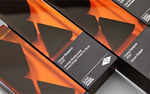 Le trophée des Dutch Design Awards : du logo au volume